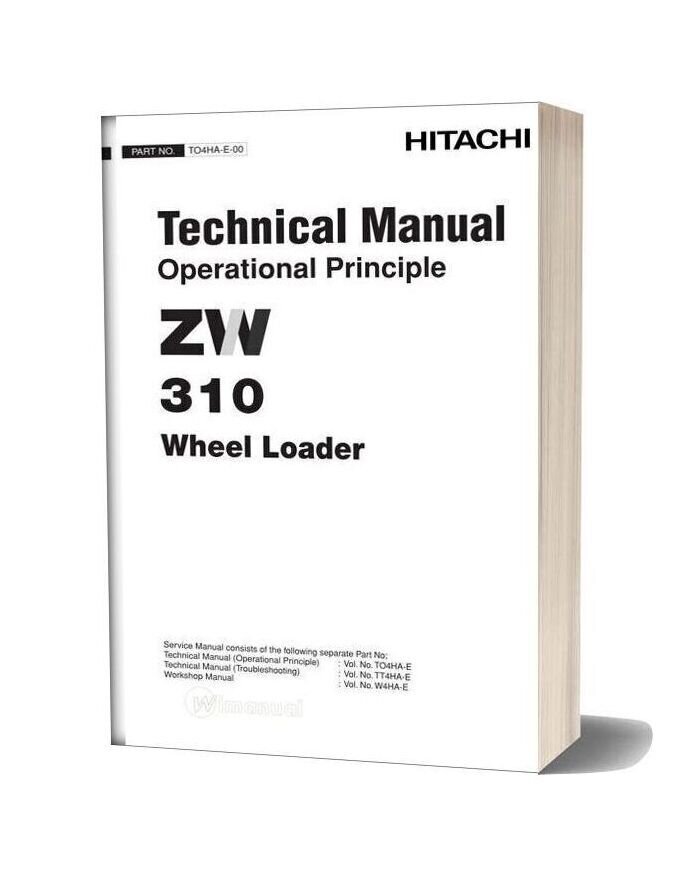 Hitachi Zw310 Technical Manual Operational Principle