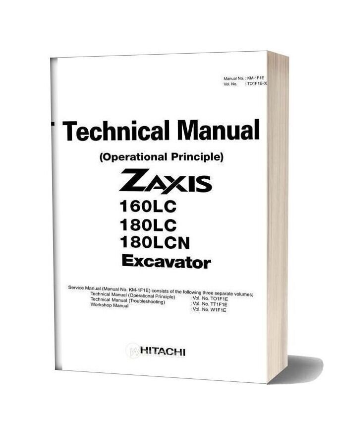 Hitachi Zx160lc180lcn Tecnical Man Operation Prin