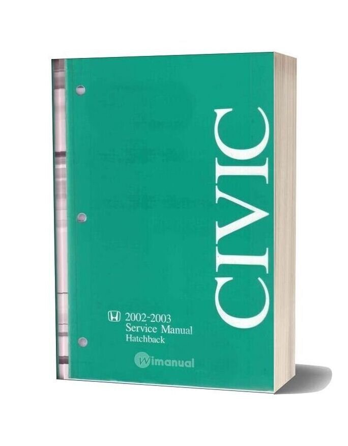 Honda Civic Ep3 02 03 Service Manual