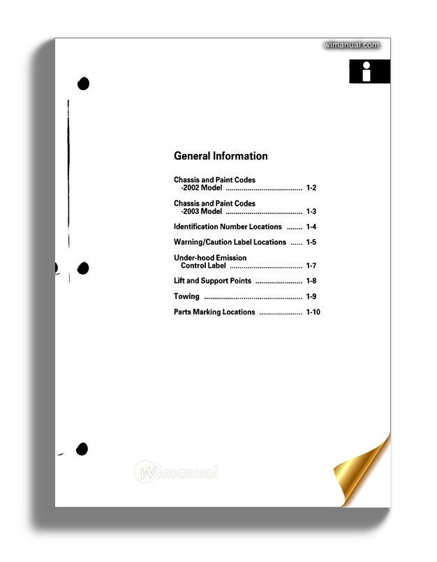 Honda Civic Ep3 02 03 Service Manual