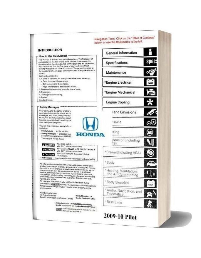 Honda Pilot Service Bulletin 17 01