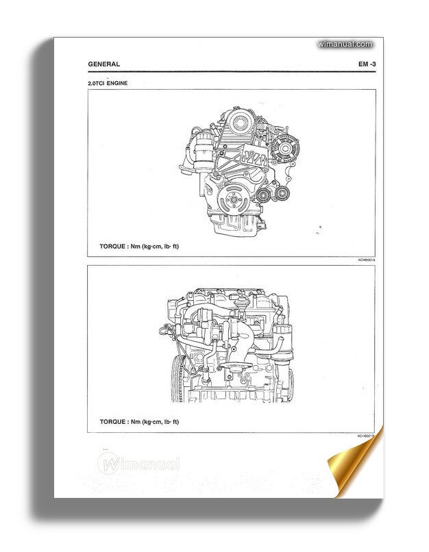 Hyundai Kia D4ea D3ea Engine Manual