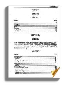 Isuzu 4bd2 T Diesel Engine Manual-15i17249