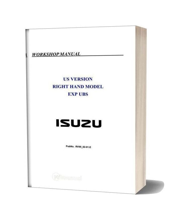 Isuzu Exp Ubs Workshop Manual Part 3