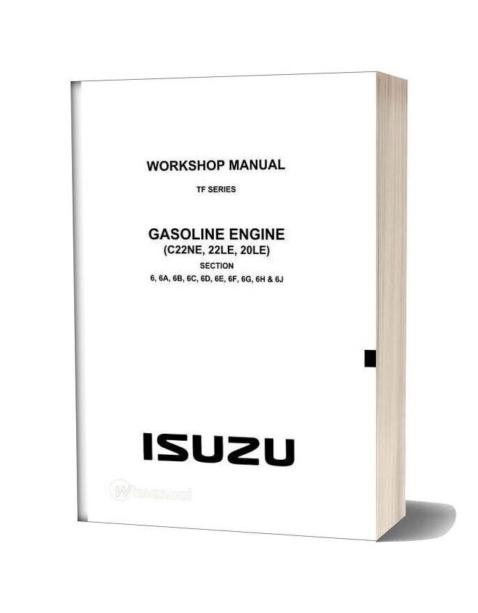 Isuzu Tf Series Gasoline Engine Workshop Manual
