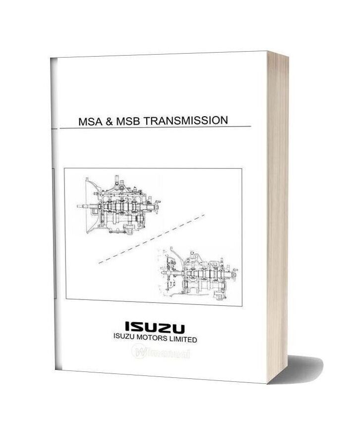 Isuzu Truck Training Msa Msb Type Transmission-15i16516