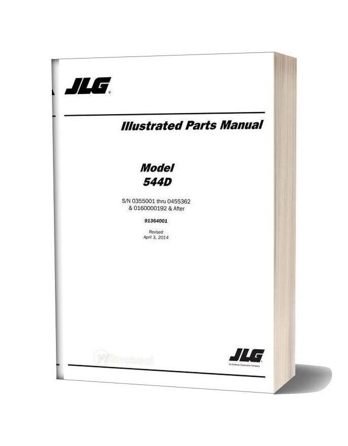 Jlg 544d Telehandler Parts Manual
