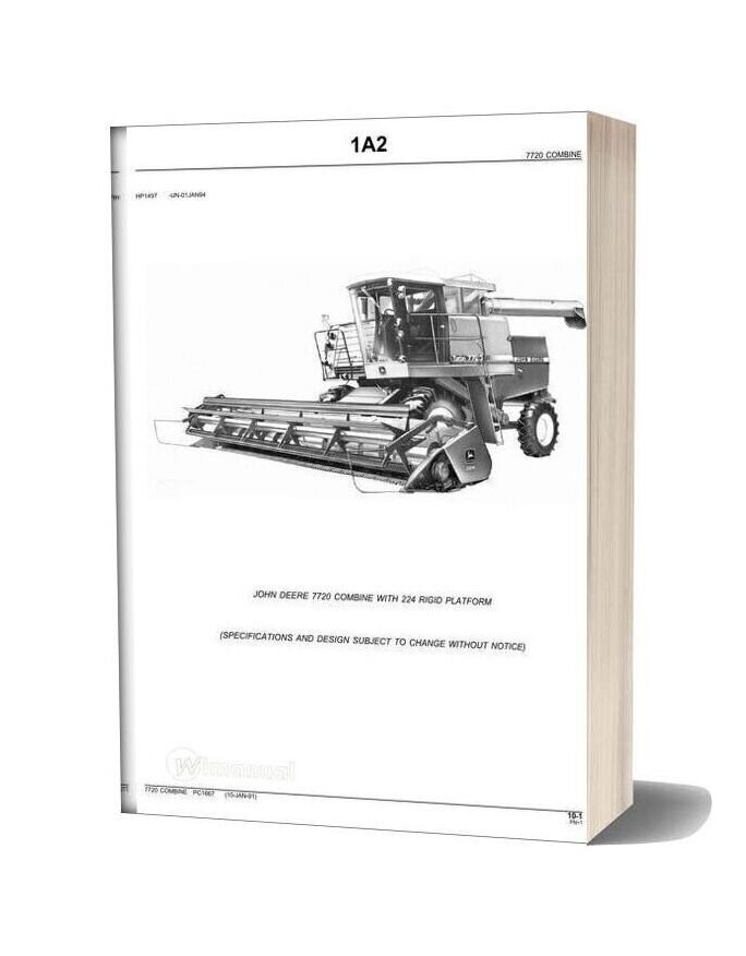 John Deere 7720 Parts Catalog