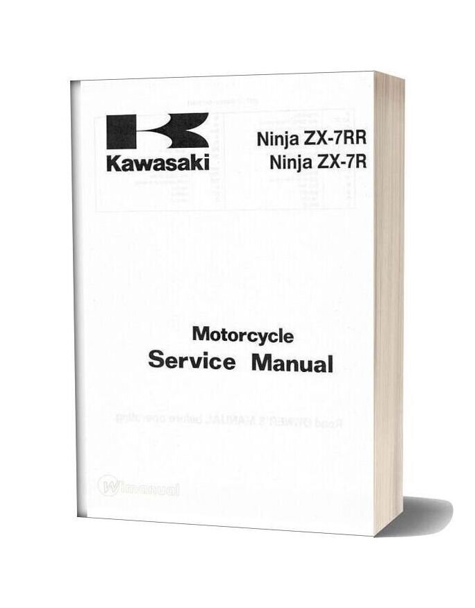 Kawasaki Ninja Zx7r Zx7rr 96 03 Service Manual