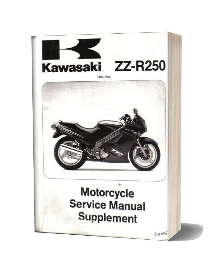 Kawasaki Zzr250 90 96 Supplementary Service Manual