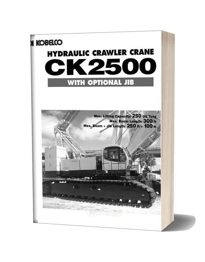 Kobelco Hydraulic Crawler Crane Ck2500