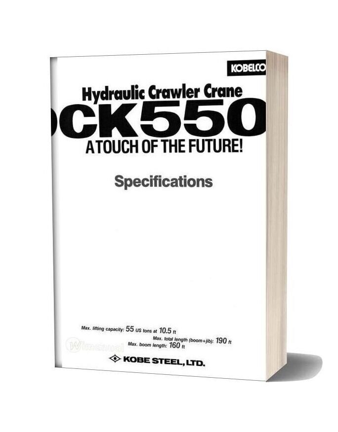 Kobelco Hydraulic Crawler Crane Ck550