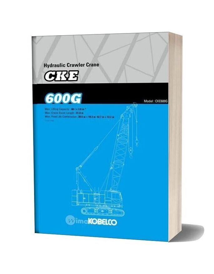 Kobelco Hydraulic Crawler Crane Cke600g Specifications