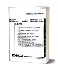 Kobelco Sk450lc 6 Sk480lc 6s Shop Manual S5ls0010e Gb
