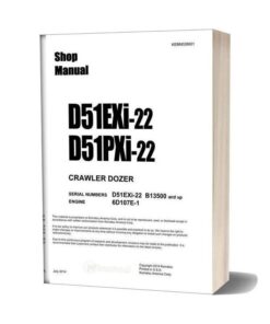 Komatsu Crawler Doozer D51pxi 22 Shop Manual