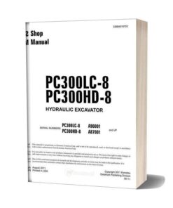 Komatsu Crawler Excavator Pc300hd 8 Shop Manual