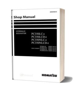 Komatsu Crawler Excavator Pc350lc Lcd8 K500 Shop Manual