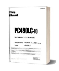 Komatsu Crawler Excavator Pc490lc10 Shop Manual