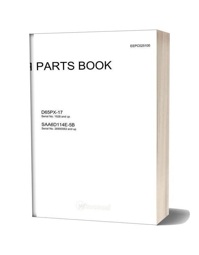 Komatsu D65px 17 Parts Book