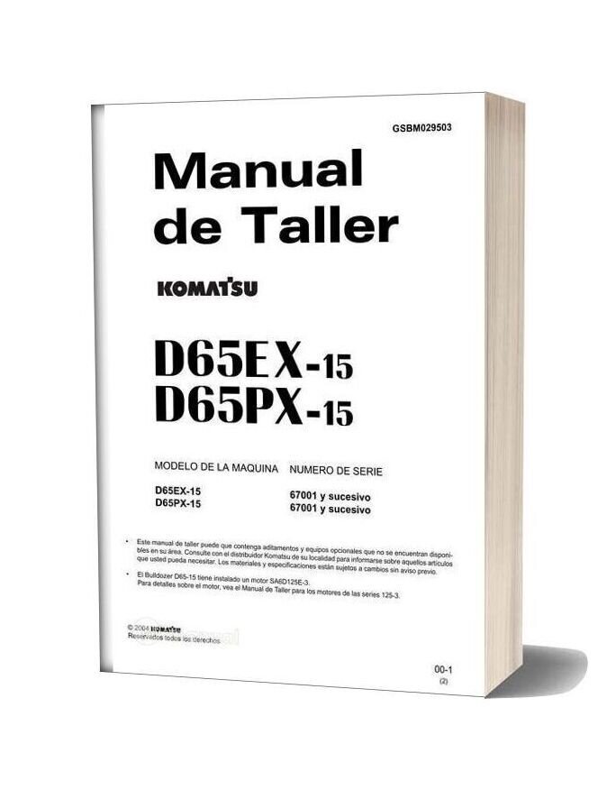 Komatsu D65px D65ex Shop Manual