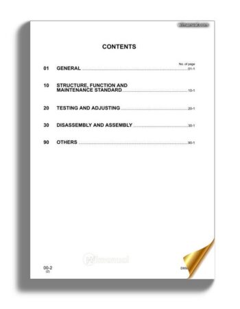 Komatsu D85ex Px 15 Shop Manual