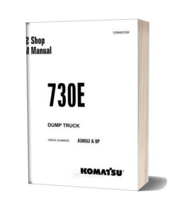 Komatsu Dump Truck 730e Shop Manual