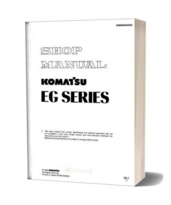 Komatsu Engine Generator Eg350 1 Shop Manual