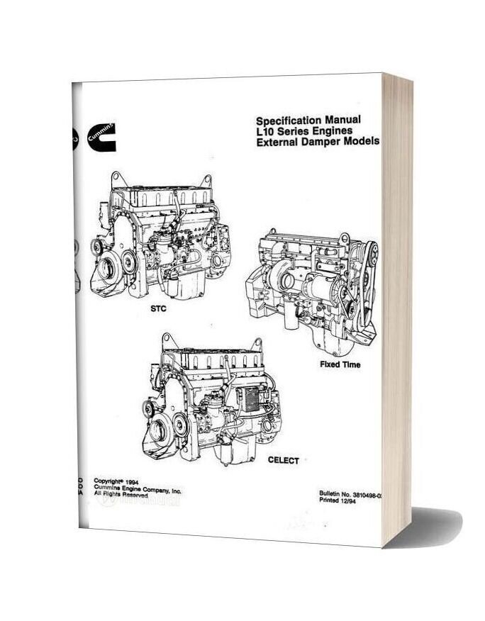 Komatsu Engine Lta 10c Workshop Manuals 3