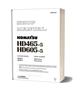 Komatsu Hd465 Hd605 5 Shop Manual
