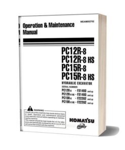 Komatsu Hydraulic Excavator Pc12r Pc15r 8 8hs Operation Maintenance Manual