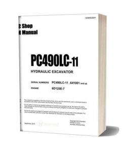 Komatsu Hydraulic Excavator Pc490lc 11 Usa Shop Manual
