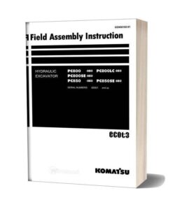 Komatsu Hydraulic Excavator Pc850 8e0 Pc850se Shop Manual