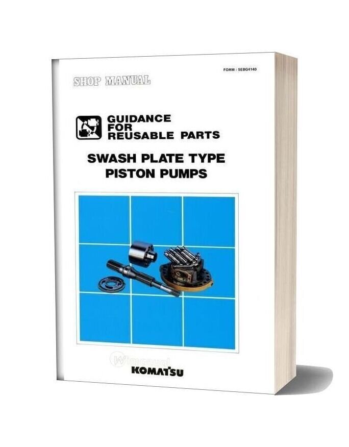 Komatsu Swash Plate Type Piston Pumps