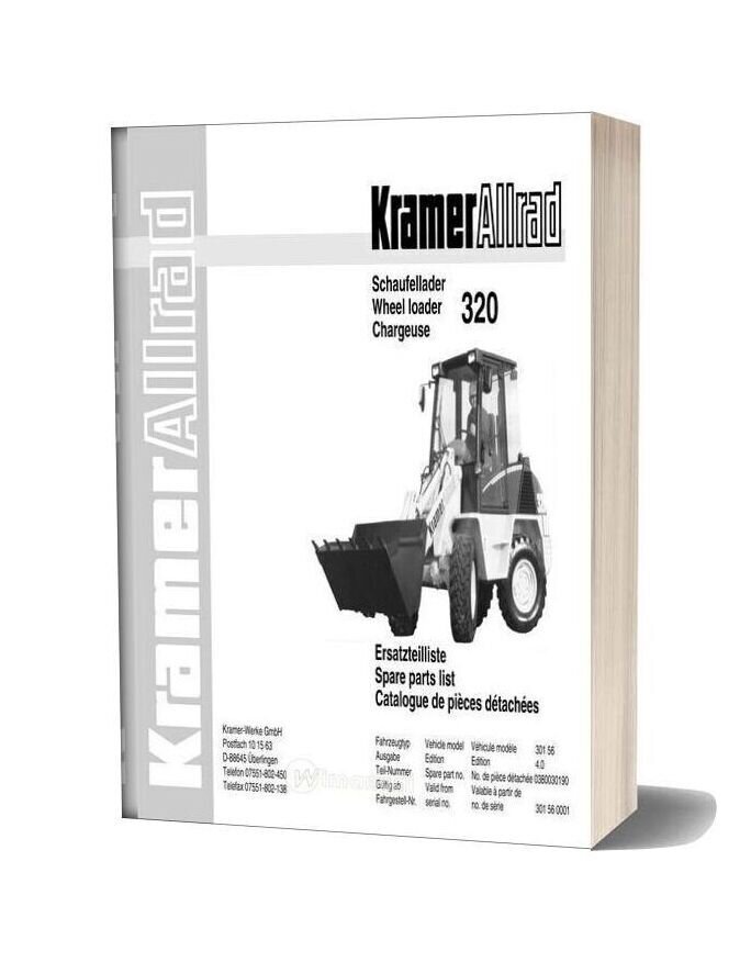 Kramer 320 Serie 1 Spare Parts