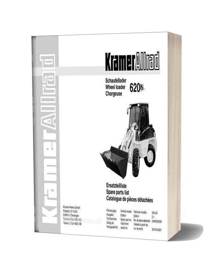 Kramer 620 Serie 1 Spare Parts