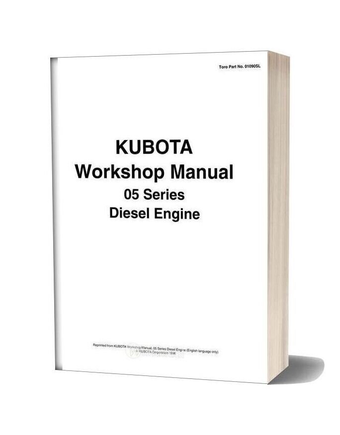 Kubota V1505 E3b Shop Manual