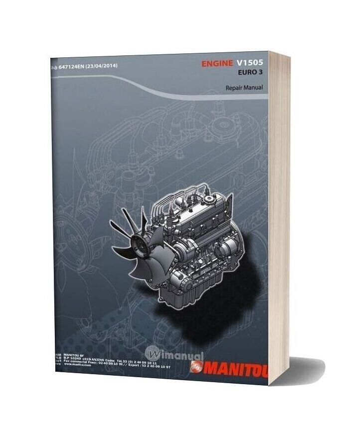 Kubota V1505 Engine Repair Manual