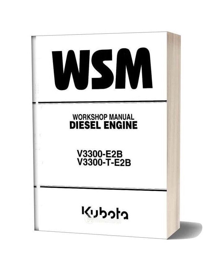 Kubota Workshop Manual V3300