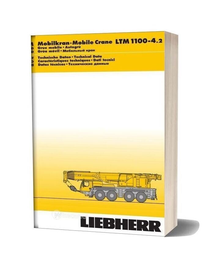 Liebherr Ltm 1100 4 2 Part Catalogue