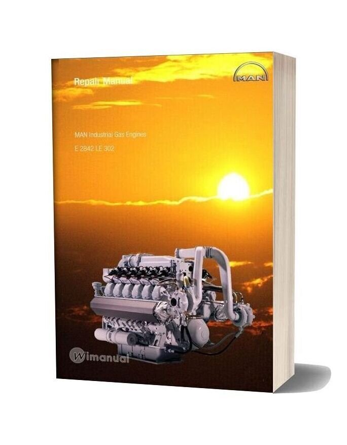 Man Industrial Gas Engines E 2842 Le 302 Repair Manual