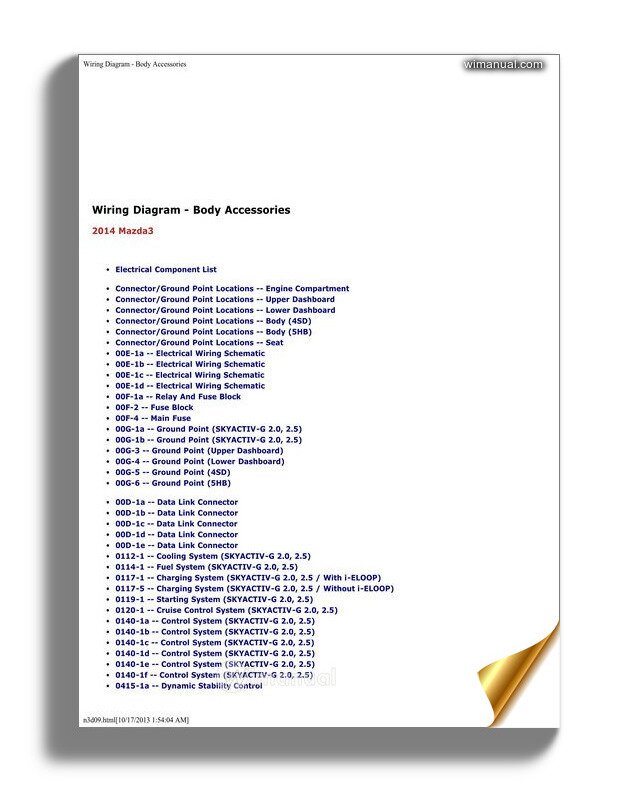 mazda 3 repair manual pdf free