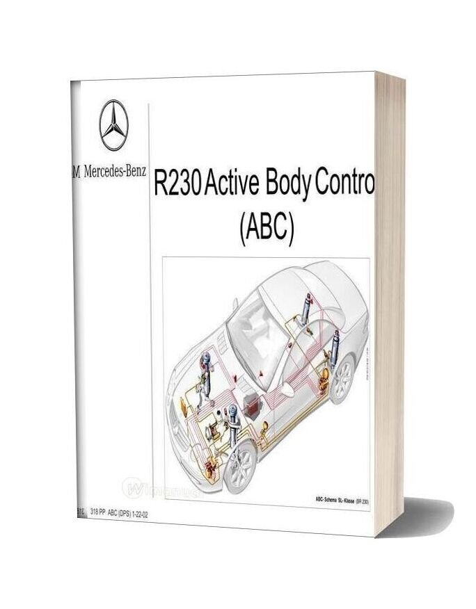 Mercedes Technical Training 318 Ho R230 Active Body Control Abc Dps
