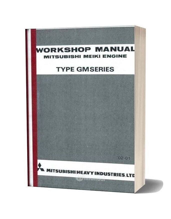 Mitsubishi Gm Series Workshop Manual