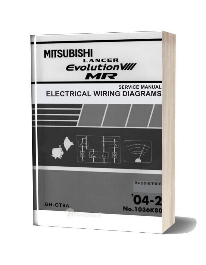 Mitsubishi Lancer Evolution Viii Mr Service Manual Electrical Wiring Diagram