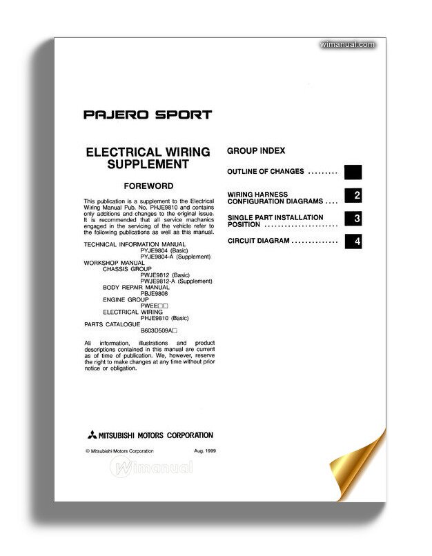 Mitsubishi Electrical Wiring Diagram