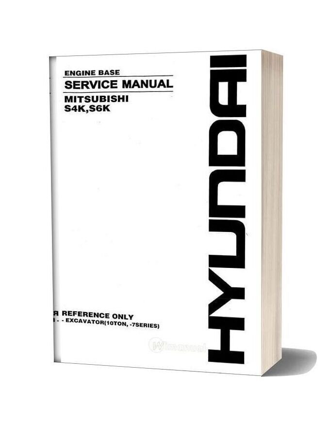 Mitsubishi S4k S6k Service Manual