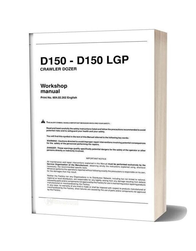New Holland D150lgp Craler Dozer Workshop Manual