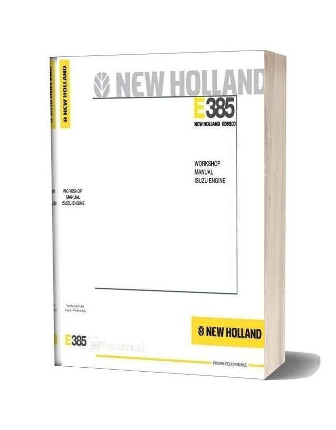 New Holland Engine 4hk1 6hk1 En Service Manual