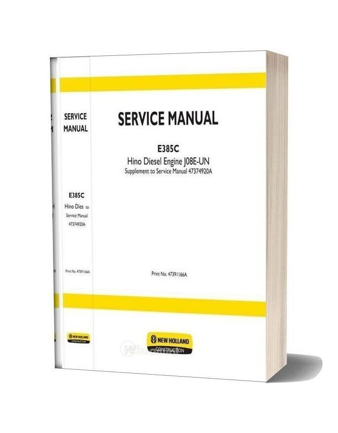 New Holland Engine J08e Un Service Manual