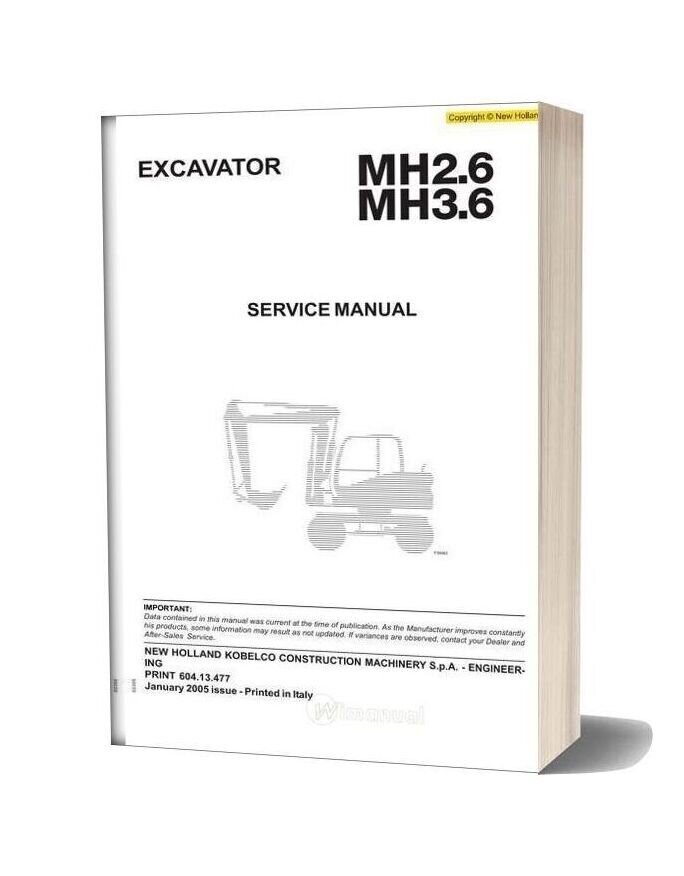 New Holland Mh 2 6 3 6 Service Manual Machines
